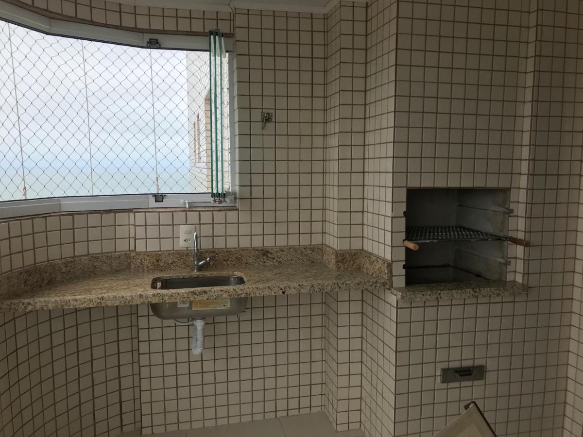 Apto Com Vista Para O Mar, 2 Vagas De Garagem E Churrasqueira Na Varanda Praia Grande  Exterior foto