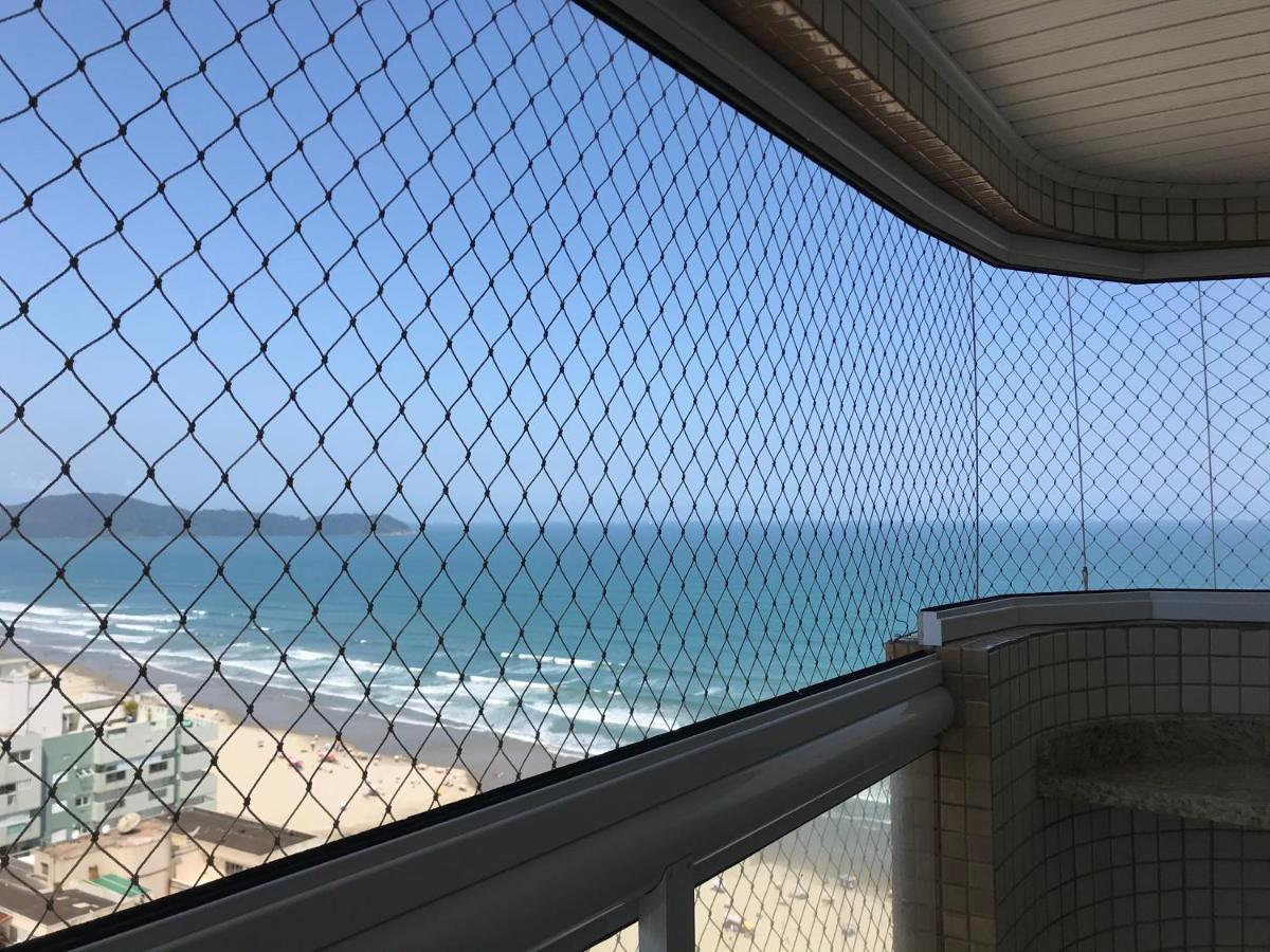 Apto Com Vista Para O Mar, 2 Vagas De Garagem E Churrasqueira Na Varanda Praia Grande  Exterior foto